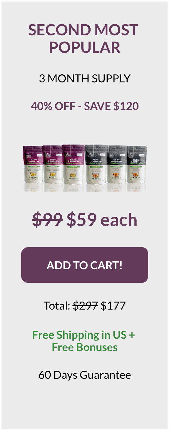 All Day Slimming Tea - 3 Bottles